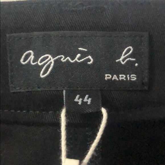 Agnes B Betty Jeans in Noir - Picture 3 of 6